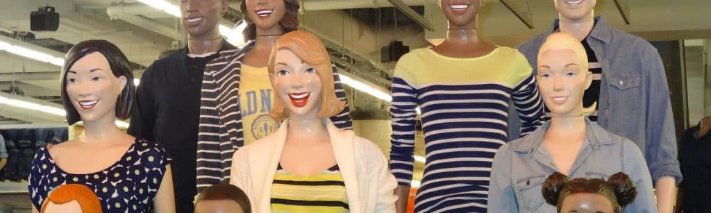 mannequins at the mall