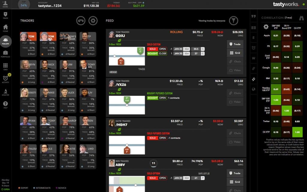 tastyworks trader view