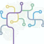 digit brain background