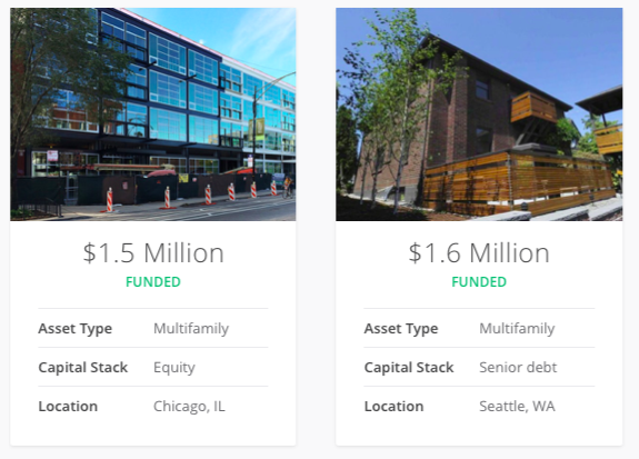 realtyshares multi family equity senior debt