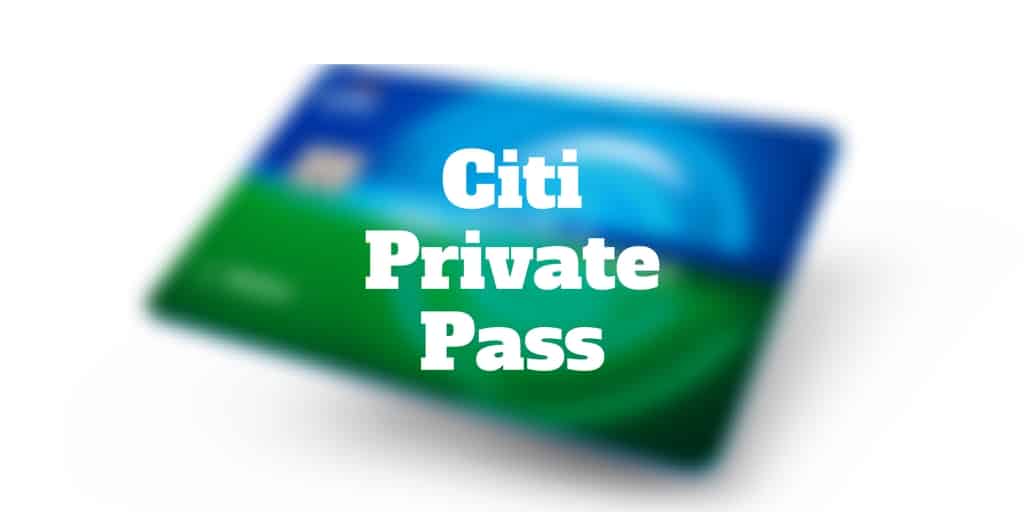 citi private pass
