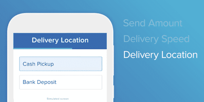 remitly delivery location