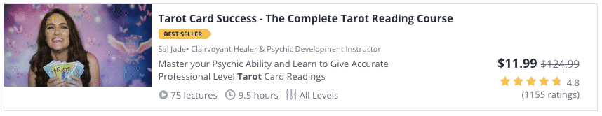 udemy course tarot card success