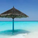 maldives beach umbrella