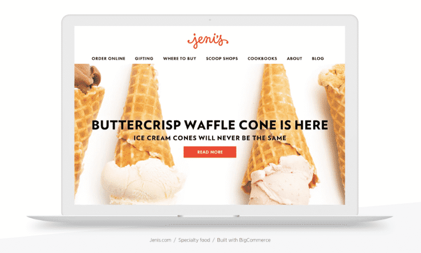 bigcommerce jenis ice cream shop