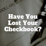 lost checkbook