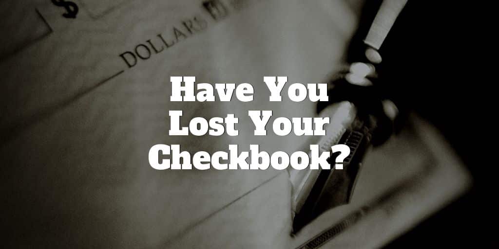 lost checkbook