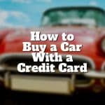 how to buy a car with a credit card