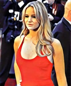 jennifer lawrence red